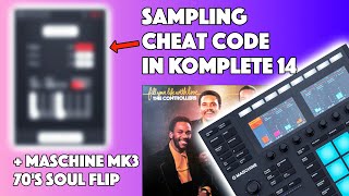 Komplete 14 Has Key Detection  Flipping 70s Soul Sample Maschine MK3 [upl. by Ahsiemac]