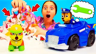 Cosa troviamo nella scatola dei giocattoli Mettiamo in ordine con cuccioli di Paw Patrol giocattoli [upl. by Combes641]