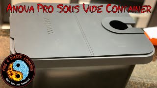 Anova Pro Stainless Steel Insulated Sous Vide Container UnBoxing [upl. by Matthia]