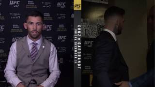 Cody Garbrandt Dominick Cruz Almost Come To Blows At WeighIns [upl. by Nnahoj]