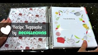 Michaels New 2017 Spiral Planner by Recollections  Recipe Keepsake [upl. by Abernon]