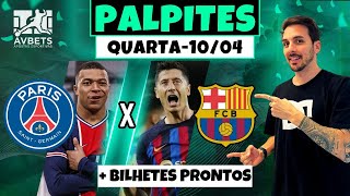 PALPITES E APOSTAS DE FUTEBOL PARA HOJE 1004 2024  BILHETE PRONTO QUARTAFEIRA [upl. by Yracaz]