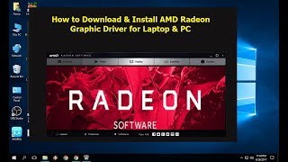 How to Download amp Install AMD Radeon Graphic Driver for Laptop amp PC Official [upl. by Melicent]