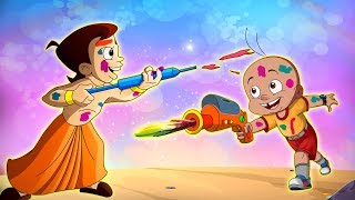 Chhota Bheem aur Mighty Raju ke sang Holi [upl. by Notgnilra]