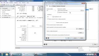 Multiple imputation in Stata® Linear regression [upl. by Winfred614]