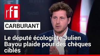 Julien Bayou  « Nous réclamons des chèques carburant ciblés » • RFI [upl. by Ennayhc898]