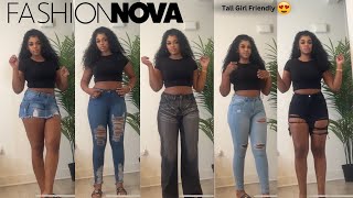 The BEST DENIM FashionNova Haul  Size 57 ￼ [upl. by Alana758]