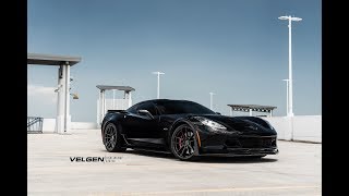 CHEVROLET CORVETTE GRAND SPORT  VELGEN WHEELS VF5 [upl. by Aettam]