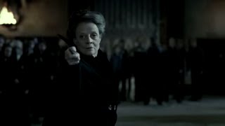 McGonagall battles Snape  Harry Potter and the Deathly Hallows Pt 2 [upl. by Volny]