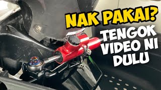 NAK PAKAI STEERING DAMPER DEKAT KAPCAI  TENGOK VIDEO NI DULU [upl. by Ranita]