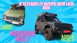 Jai restauré et modifié mon Lada Niva 4x4 partie2 [upl. by Wahlstrom]