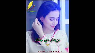 Mazedar De Janan  Pashto Song   Slow  Reverb [upl. by Sokil407]