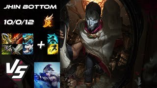 BOTTOM Jhin vs Ashe  NA Challenger Patch 1418 [upl. by Parnas]