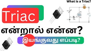 WHAT IS TRIAC  WORKING PRINCIPLE WITH PRACTICAL DEMONSTRATION [upl. by Amrak]