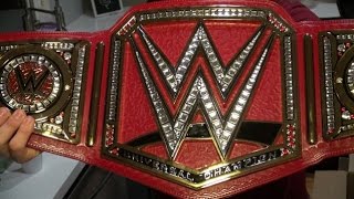 WWE Universal Championship Replica Title Belt Unboxing [upl. by Airdnassac]