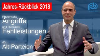 Jahresrückblick 2018 Erfolge und Tiefpunkte im Bundestag – Boehringer spricht Klartext 40 [upl. by Cherilyn]