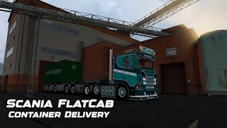 🔴 ETS2  149  PNG on 4K  RTX 4080 16G  SCANIA FLATCAB V8  CUSTOM SKIN  CUSTOM TRAILER [upl. by Bethel]