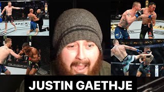 MMA Guru Reacts to Every Justin Gaethje KNOCKOUT [upl. by Ansev]