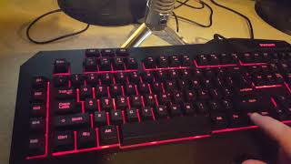 BLACKWEB keyboard lighting up colors [upl. by Atilal]