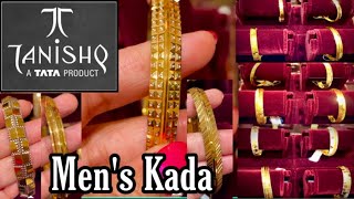 Latest Men’s Gold Bracelet design with weight and PriceMen’s Kada tanishqjewellery deeya Hindi [upl. by Zsa537]