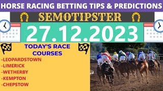 Horse Racing Tips Today 27122023Horse Racing PredictionsHorse Racing PicksHorse Racing Tips UK [upl. by Mazonson]