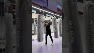 Heavy bag track system boxing punching gym fighting punchingbag heavybag [upl. by Enutrof]