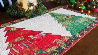 How to Make the Tree Farm Table Runner  a Shabby Fabrics Tutorial [upl. by Spenser]