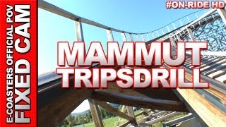 Mammut  Tripsdrill Erlebnispark  OnRide ECam HD [upl. by Nohsad]