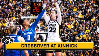 A Look at Some of the Top Moments from the Crossover at Kinnick  Iowa Womens Basketball [upl. by Ailahtan]