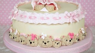 Karen Davies Cake Decorating Fondant Moulds  molds Beginners tutorial  how to  Elizabeth lace [upl. by Narda240]