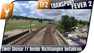 Transport Fever 2  Let´s Play 9  Mehrere Züge auf einer Strecke So geht es [upl. by Gunas]