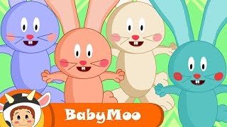 Sleeping Bunnies Song  Animal Song  Babymoo [upl. by Sher184]