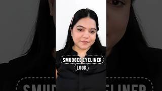 Smudged Eyeliner Look tutorial eyeliner eyelook shorts [upl. by Eppillihp]