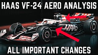 Haas VF24  Aerodynamics Analysis amp Initial Thoughts  F1 2024 [upl. by Metzger]