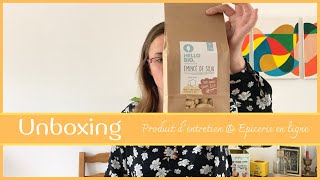 Unboxing I Epicerie en ligne amp Produits dentretien [upl. by Kcyred562]