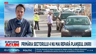 Planșeul Unirii dispută între primari Primăria Sectorului 4 anunță că nu îl mai repară [upl. by Euf706]