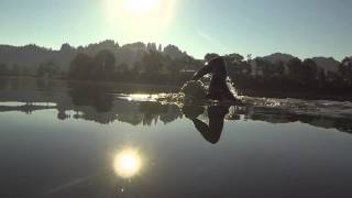 Schwimmem im großen Alpsee  Allgäu Triathlon [upl. by Korb]