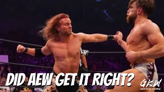 Bryan Over Hangman was the RIGHT Call  AEW [upl. by Yrtnej]