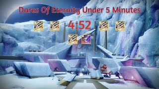 Dares Of Eternity World Record Speedrun Under 5 Minutes 452  Destiny 2 [upl. by Adnawyek]