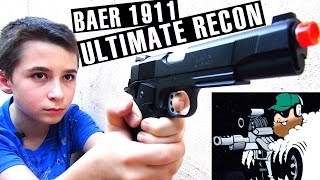 Baer 1911 Ultimate Recon Airsoft Gun with RobertAndre [upl. by Federica239]