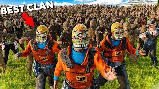 Can the BEST CLAN in Rust Defeat 100 Zombies [upl. by Ydissahc]