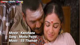 Motta Paiya Song  Kanchana Tamil Movie  Raghava Lawrence  Lakshmi Rai  Thaman [upl. by Hobey385]