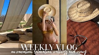 WEEKLY VLOG ON VACATION RELAXATION WELLNESS amp VIEWS  ALLYIAHSFACE VLOGS [upl. by Cerf]