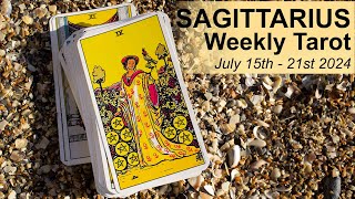 SAGITTARIUS WEEKLY TAROT READING quotGETTING BACK ON YOUR FEETquot July 15th to 21st 2024 weeklyreading [upl. by Krys548]