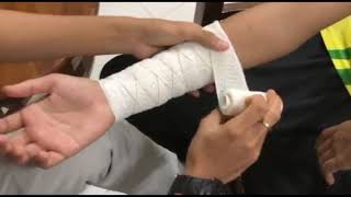 Tutorial Reverse Spiral Bandage [upl. by Winchell]