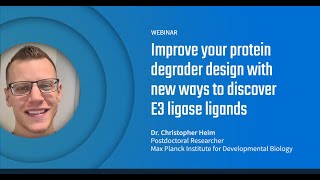 Improve your protein degrader design with new ways to discover E3 ligase ligands [upl. by Anallese73]