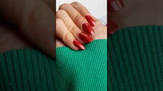 QUICK Holiday Nails for ₹240 💅🏼 Red Gel Polish Press On Nails from Love Your Nails ❤️ shorts nails [upl. by Gibun]