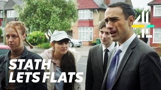 Stath Lets Flats  The Funniest Scenes amp Bloopers from Series 2  Part 1 [upl. by Tema]