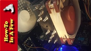 How To Install the Noctua NHU12s CPU Tower Fan [upl. by Aikenat]