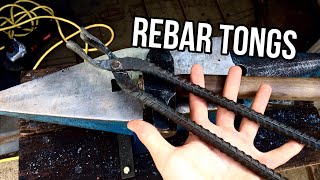 Forge Rebar Tongs and Save Money  Blacksmithing Project for Beginners [upl. by Pasia]